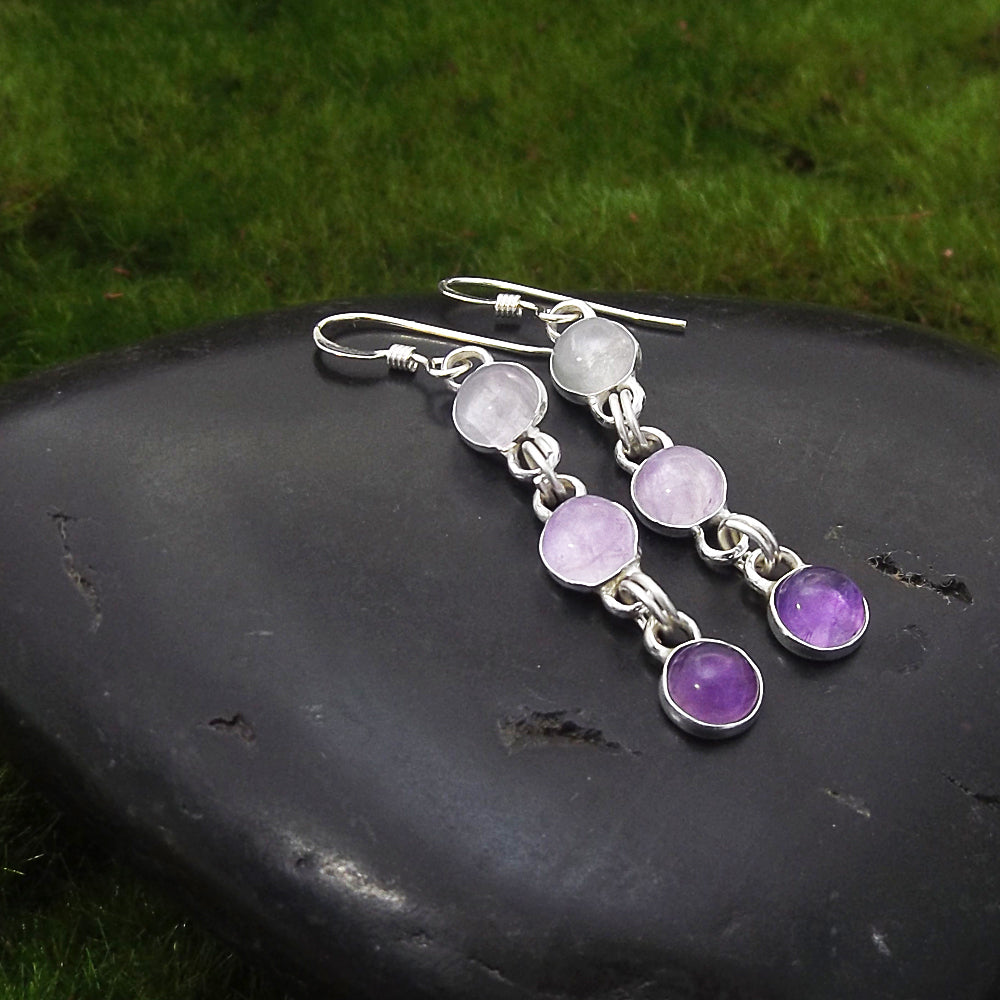 Amethyst Cascade Earrings