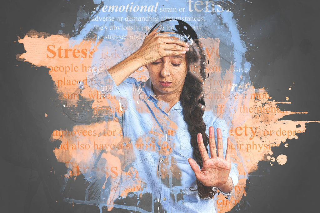 Crystals that help with Anxiety: Woman with Anxiety