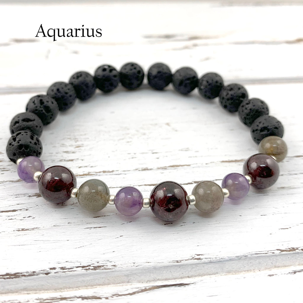 Aquarius Zodiac Bracelet - Eluna Jewelry