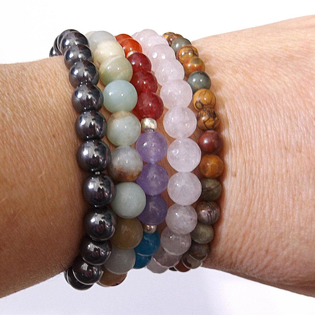 Glow Glass Chakra Adjustable Bracelet - Vitality Extracts