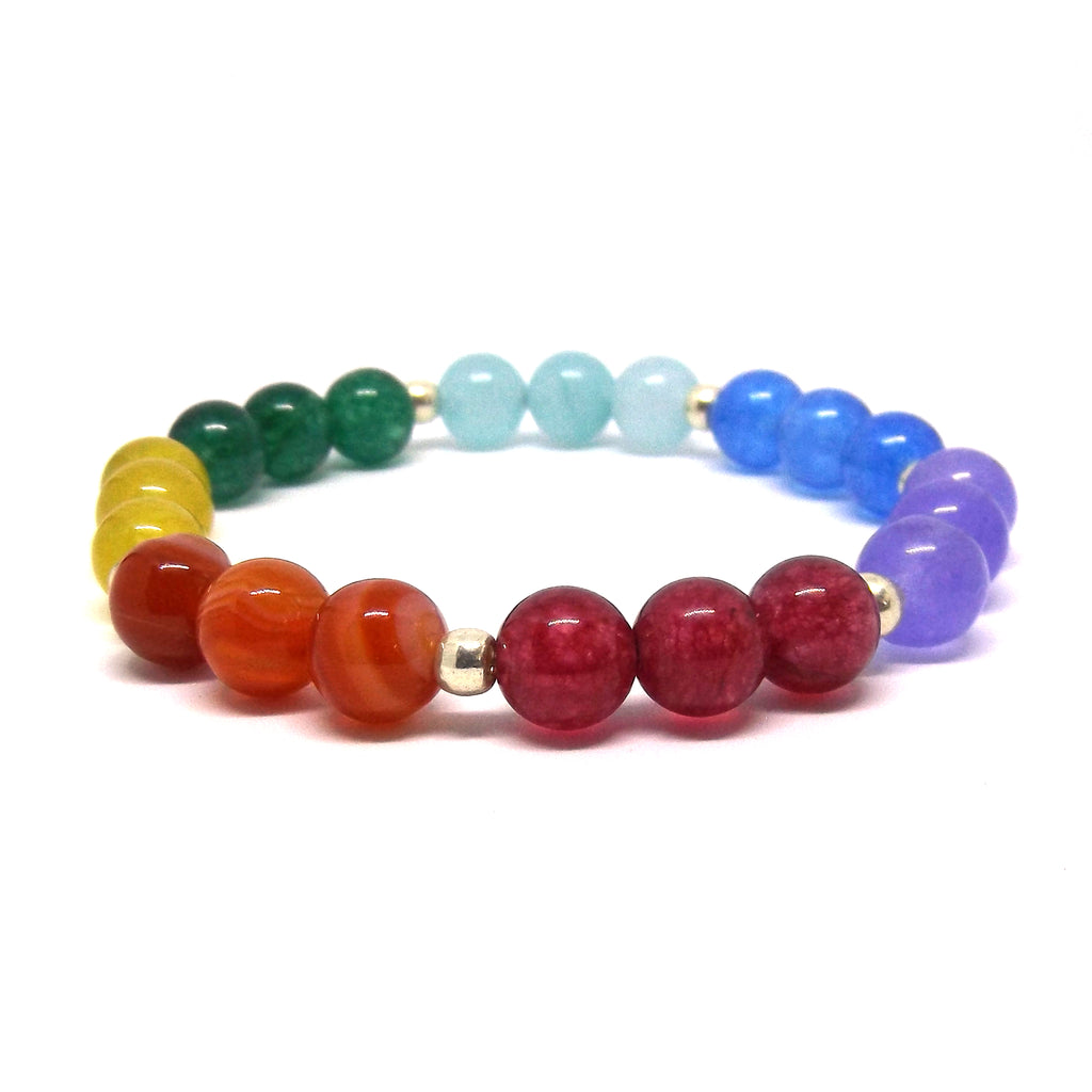 The Seven Chakra Gemstone Healing Bracelet for Balancing Your Chakra - Eluna Jewelry
