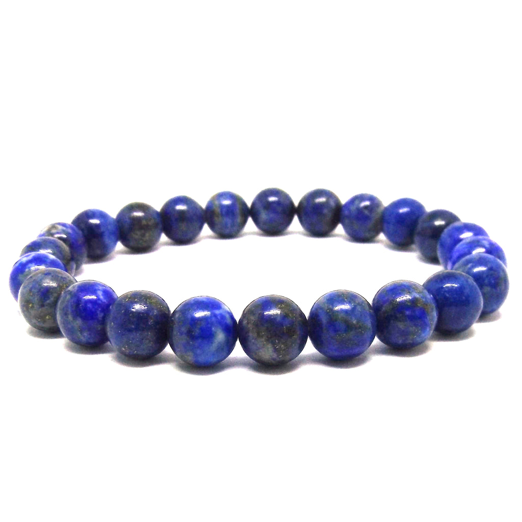 Lapis Lazuli Healing Bracelet for Honesty and Stress - Eluna Jewelry