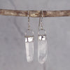 Crystal Quartz Earrings in Sterling Silver (Pair C)