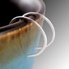Tiny Silver Hoop Earrings - Eluna Jewelry