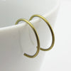 Yellow Niobium Hoop Earrings - Eluna Jewelry
